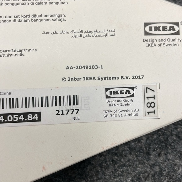 Ikea STRALA Star pendant lamp shades Jennifer Idrizi 28 " 304.089.36 - NEW Red - Picture 7 of 8